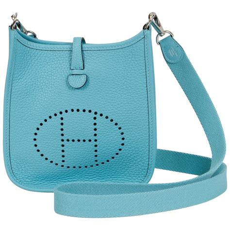 hermes mini evelyne blue|Hermes mini evelyne price 2023.